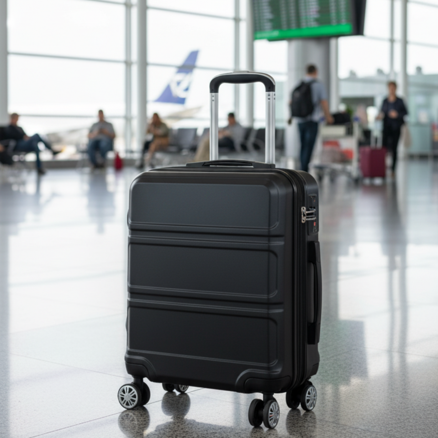 Valise légers à double roulettes